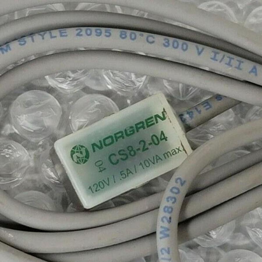 Used NEW NORGREN CS8-2-04 REED SWITCH CS8204 0.5 AMP 120 VAC 10 VA  MAX