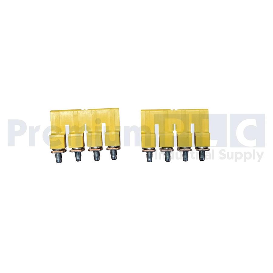 LOT OF 10 WEIDMULLER WQV 6/4 1054860000 JUMPER SPACINGS