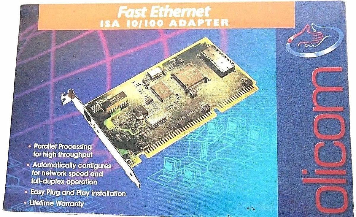 Used NEW SEALED OLICOM OC-2325 FAST ETHERNET ISA 10/100 ADAPTER 23251551