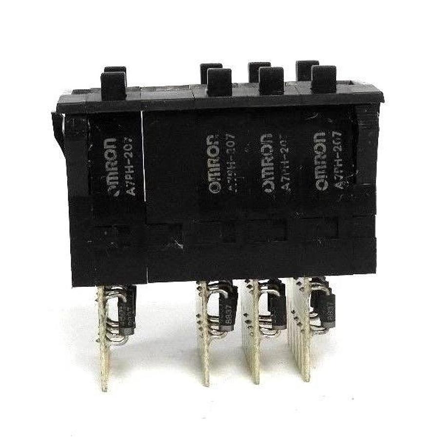 Used LOT OF 4 OMRON A7PH-207 THUMBWHEEL SWITCHES