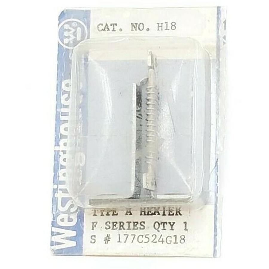 Used NEW WESTINGHOUSE 177C524G18 TYPE A HEATERS CAT. NO. H18