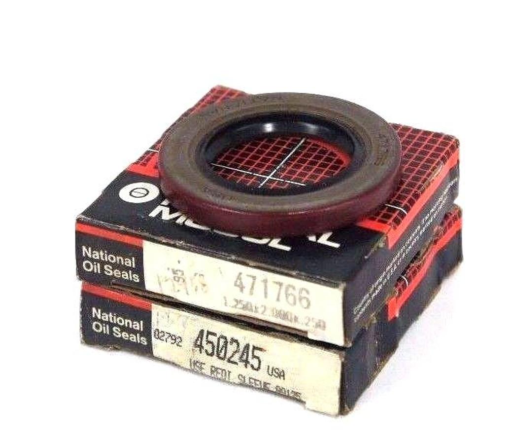 Used LOT OF 3 NEW NATIONAL FEDERAL MOGUL OIL SEALS (2) 471766 (1) 450245