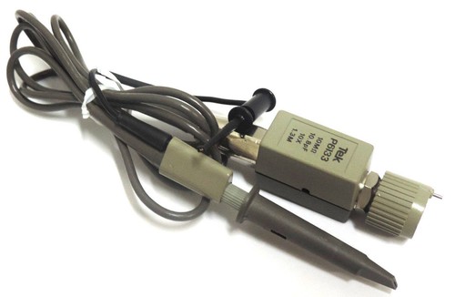 Used NEW TEKTRONIX TEK P6133 10M OHM 10.8 pF 10X 1.3M OSCILLOSCOPE PROBE W/ GRABBERS