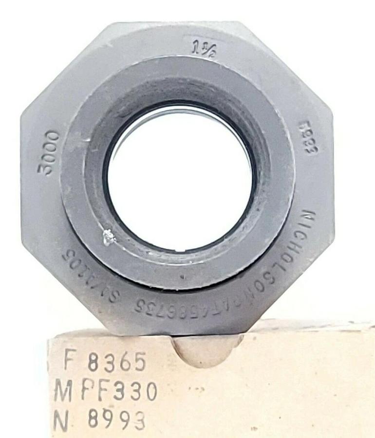 Used NIB SPENCE NICHOLSON 6507000 UNIFLEX PIPE COUPLING 1-1/2'' CARBON STEEL