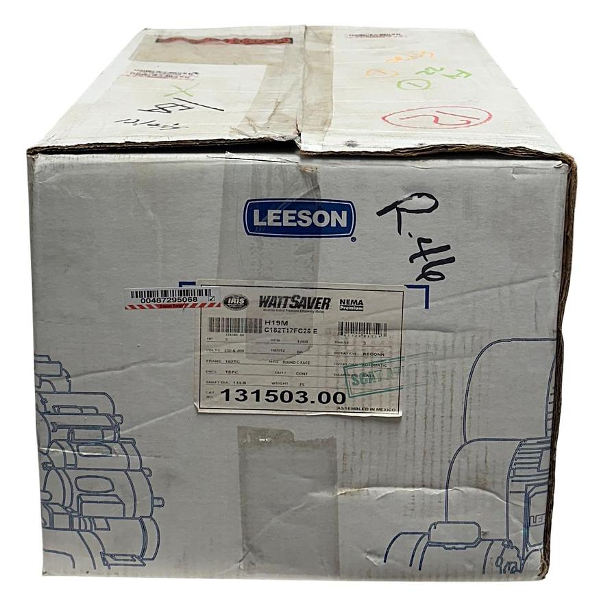 Used LEESON 131503.00 / C182T17FC26 E WATTSAVER ELECTRIC MOTOR INVERTER DUTY 3HP NSMP