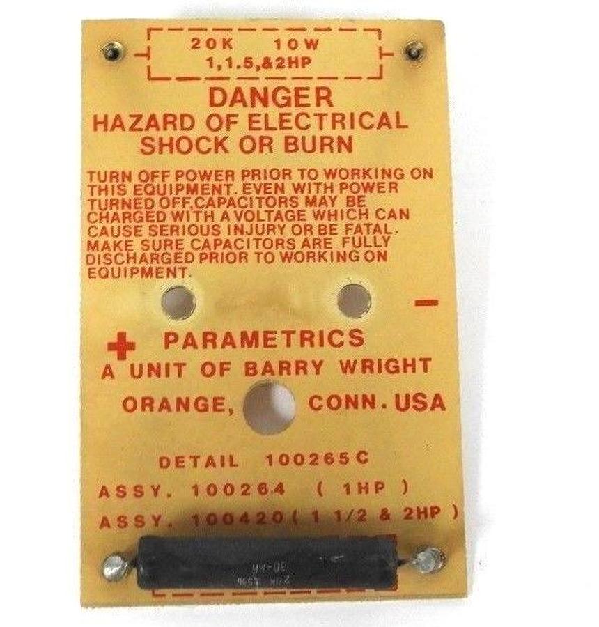 Used PARAMETRICS 100266 CIRCUIT BOARD