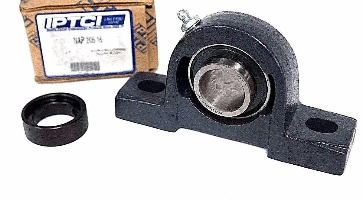 Used NIB IPTCI PAUL E ROBEY NAP 205 16 1" ECCENTRIC LOCKING PILLOW BLOCK NAP-205-16