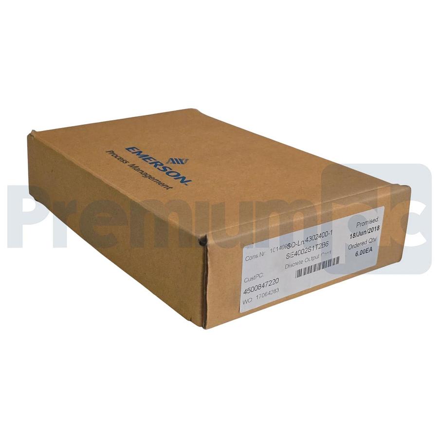 Emerson DeltaV SE4002S1T2B6 Output Card 32-CH 24V KJ3204X1-BK1 w/KJ4006X1-BP1