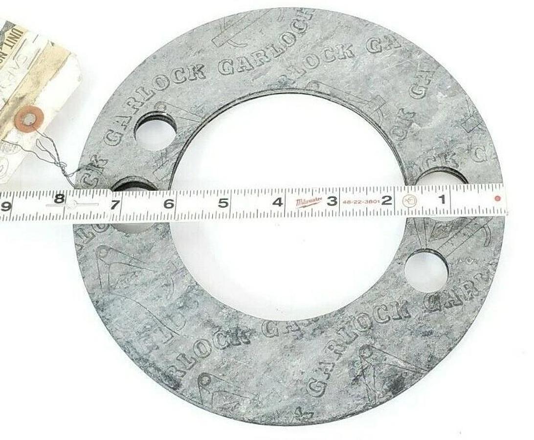 Used LOT OF 5 LAPP / GARLOCK W35363 COMPRESSION HEAD GASKETS, 8" OD X 4.5" ID, 702