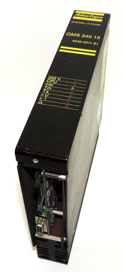 Used ATLAS COPCO 4240-0311-81 SERVO CONTROLLER QMS-340-15, 4240031181-0004, QMS34015