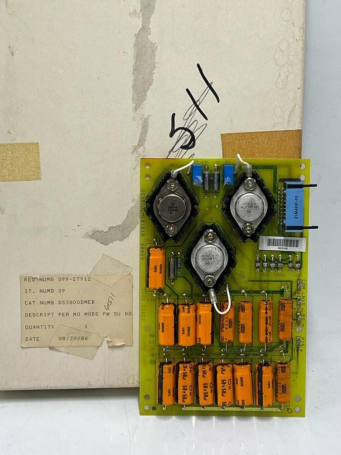 General Electric GE DS3800DMEB1B1B Power Supply Board Mark IV Speedtronic
