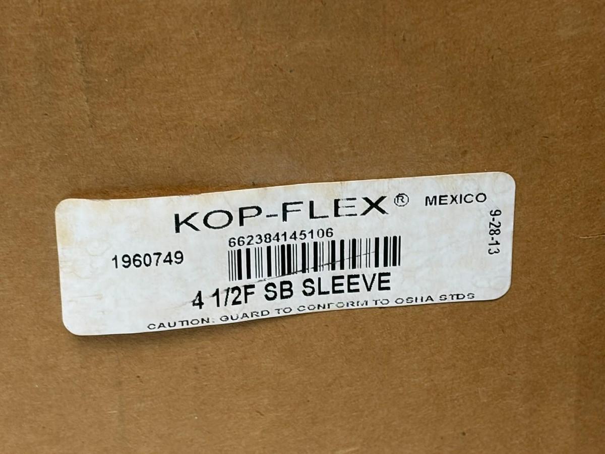 Used Kop-Flex 4 1/2F SB Sleeve Fast's Gear Coupling Size 4.5 Standard 1960749 UPC 662