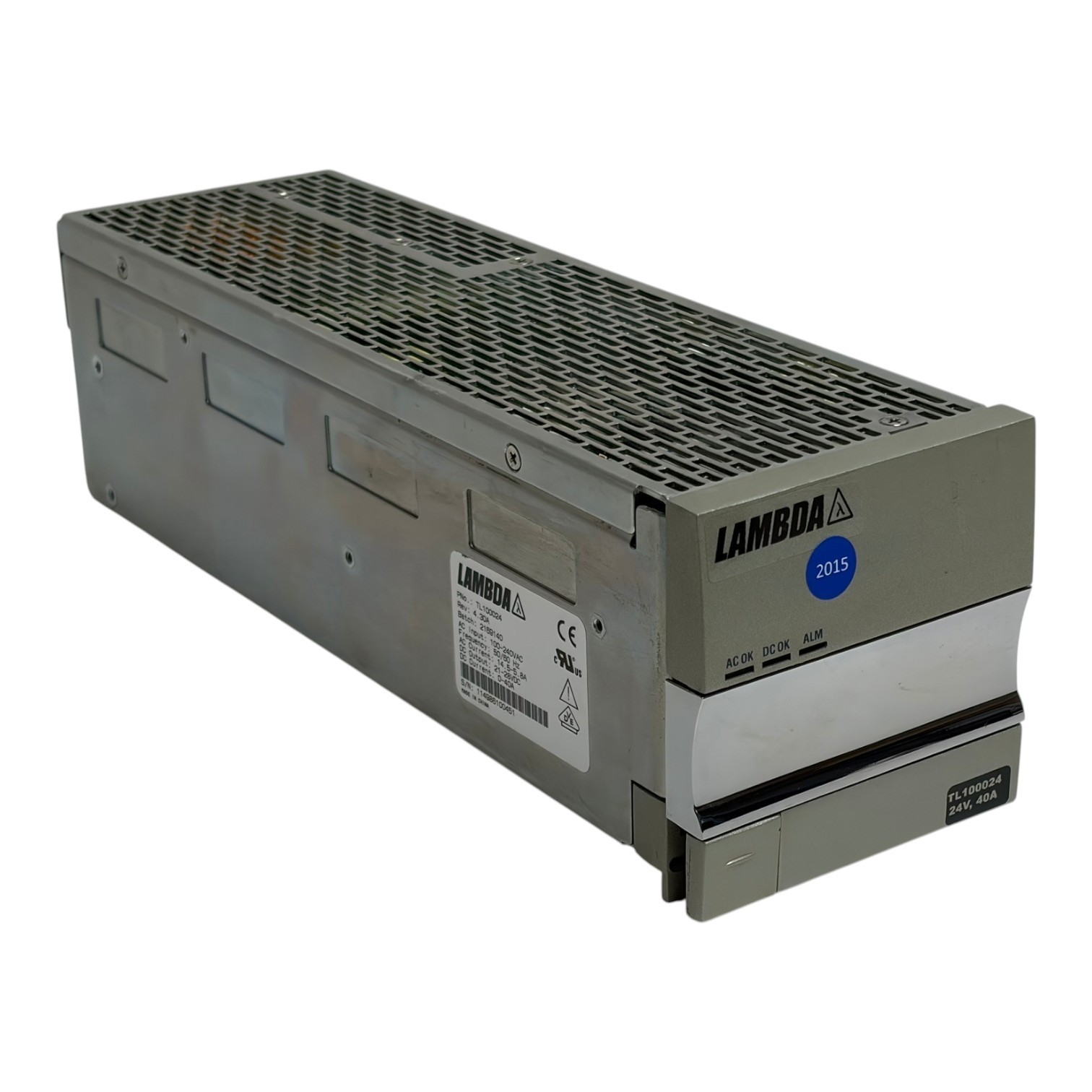 Used TDK Lambda TL100024 Power Supply 24V 40A 960W 1000W AC-DC Front End Clean Used