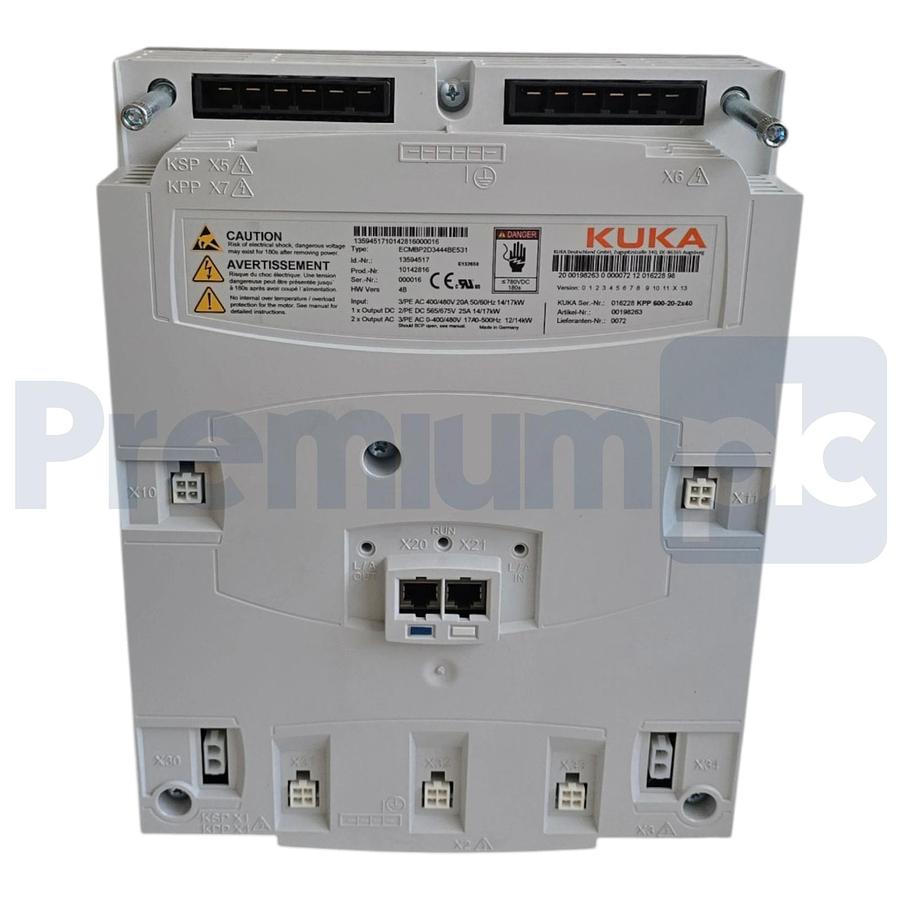 Used KUKA KPP 600-20-2X40 UL KRC4 Power Pack Drive ECMBP2D344BE531 | 13594517 198263
