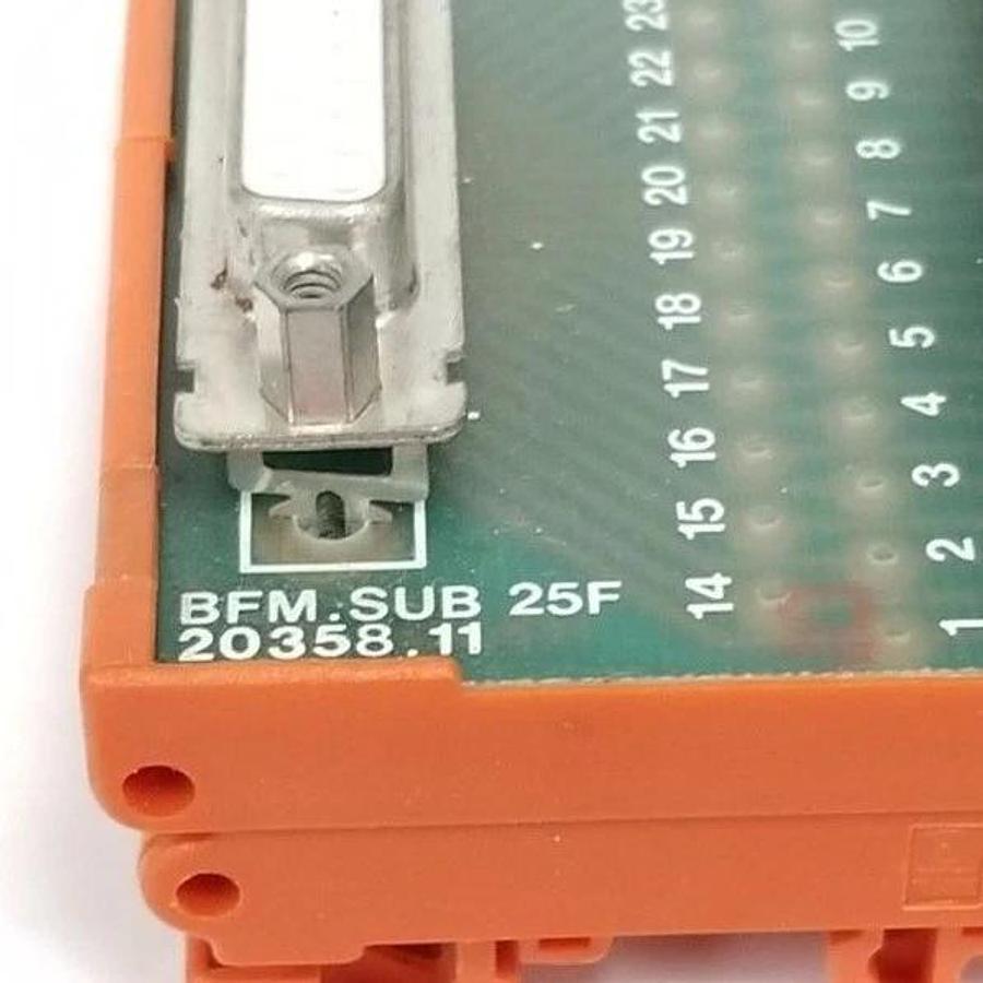 Used ENTRELEC BFM.SUB 25F CONNECTOR INTERFACE MODULE 20358.11