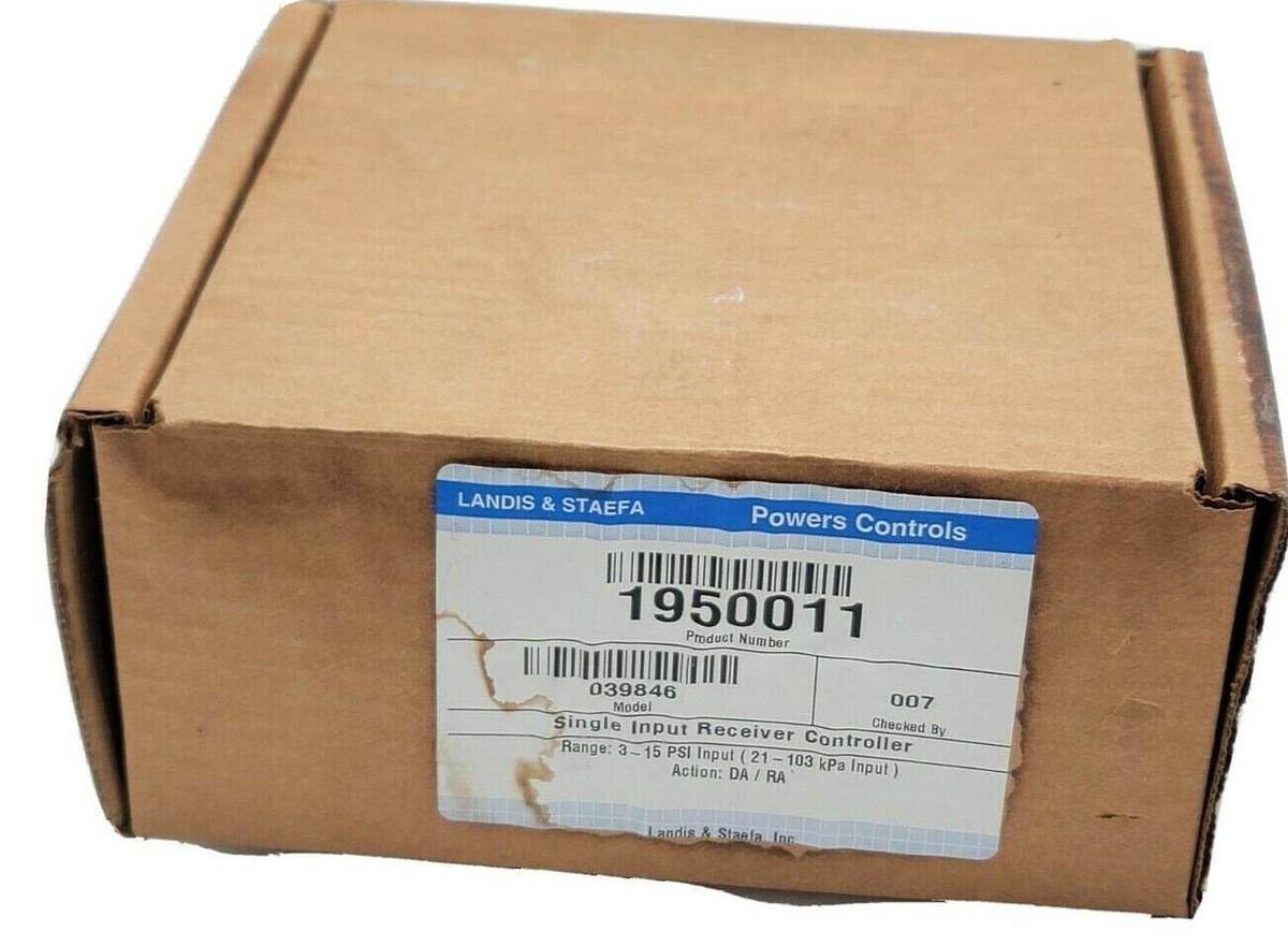 Used NIB LANDIS & STAEFA POWERS CONTROL 1950011 SINGLE INPUT RECEIVER CONTROLLER