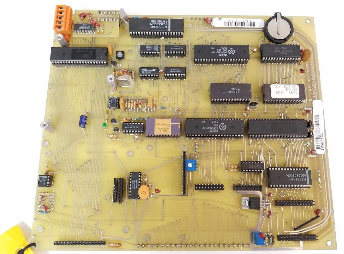 Used REPAIRED IDC TM-80-CPU REV. E-6 CONTROL BOARD TM80CPU TM80 CPU