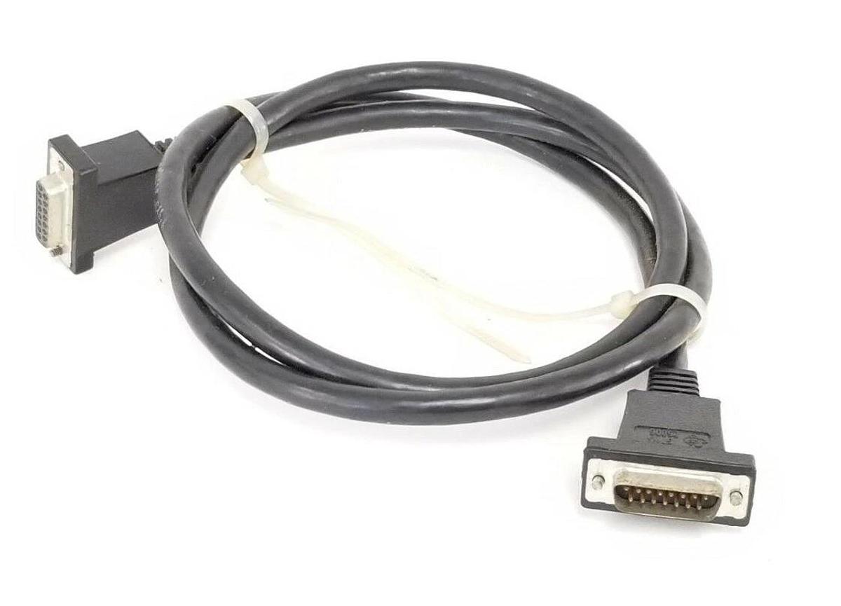 Used SIEMENS TEXAS INSTRUMENT 5TI5-25806 CABLE ASSEMBLY MALE/FEMALE CONNECTOR