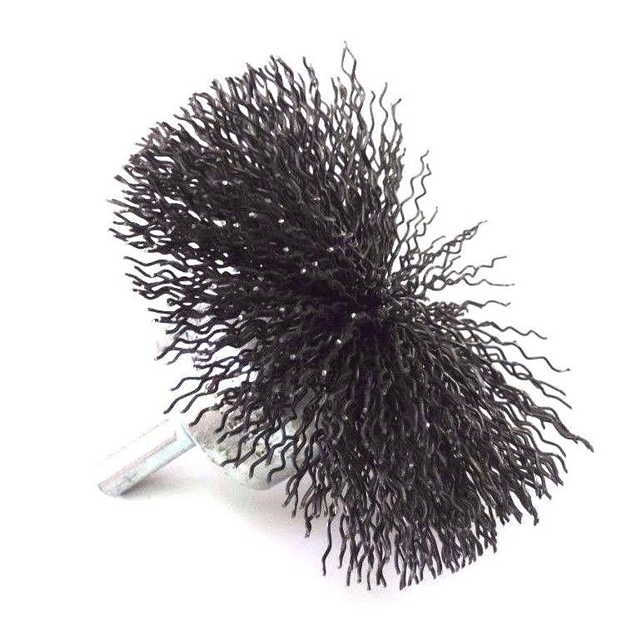 Used NIB MARYLAND AND BRUSH CO. EC 3020 CIRCULAR END BRUSH 3'' DIA., 1/4'' STEM 43630