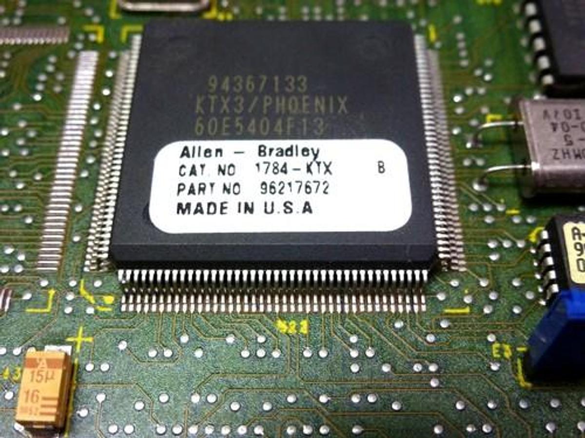 Used ALLEN BRADLEY 1784-KTX SER. B 96217672 ISA BUS PC DH485 RIO SCANNER 1PT 1784KTX