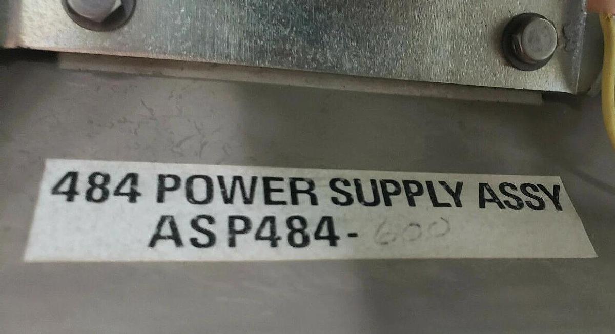 Used MODICON 484 CONTROLLER AS-C484-165 AS-P484-600 POWER SUPPLY, AS-C484-015 CHASSIS