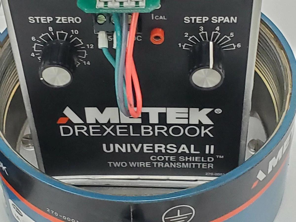 Used AMETEK DREXELBROOK TRANSMITTER ASSY 408-8200 LEVEL CONTROL 370-4000 LOOP METER