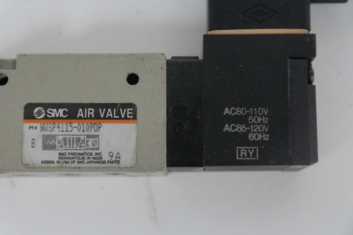 Used NIB SMC NVSP4115-0109DP AIR VALVE 110/120V, 50/60HZ NVSP41150109DP