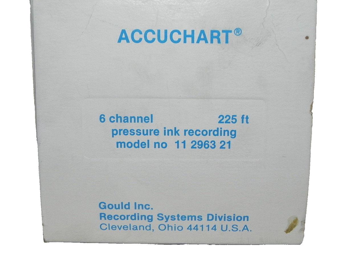 Used GCC GOULD 11 2963-21 ROLLED CHART PAPER NEW IN BOX
