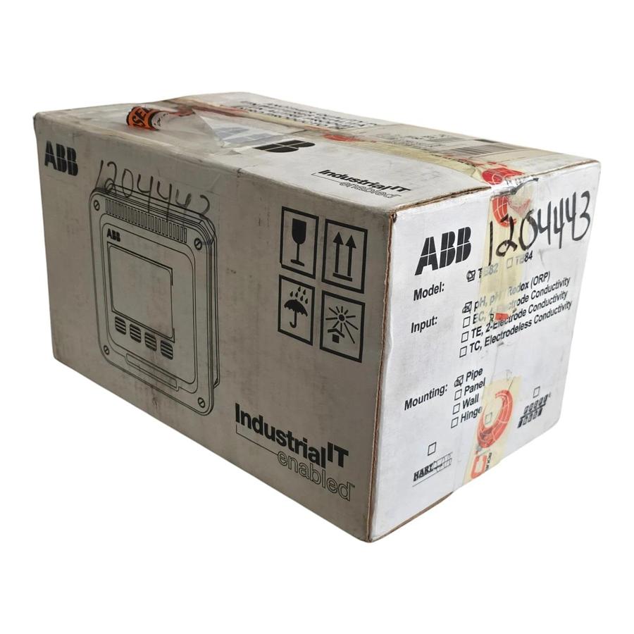 ABB TB82PH1010110 | TB82 pH / Redox ORP Transmitter 4-20mA 13.5-42VDC Pipe Mount