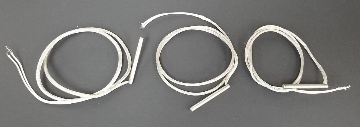 Used LOT OF 3 OGDEN MXEE02A3040 HEATER CARTRIDGES 353D-T, 100W, 120V