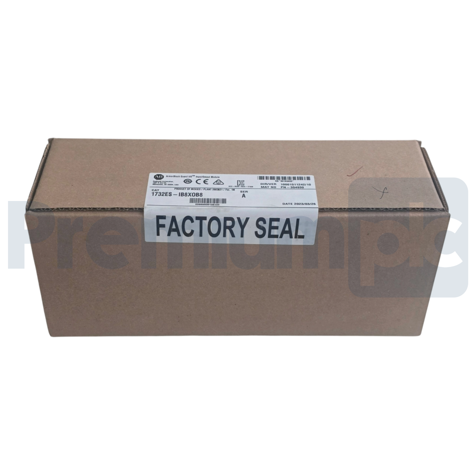 Used Allen Bradley 1732ES-IB8XOB8 /A EtherNet/IP Safety ArmorBlock Guard I/O Module