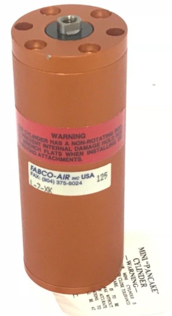 Used NEW FABCO-AIR I-7-XK PANCAKE CYLINDER 3/4" BORE