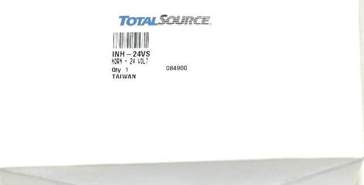 NIB TOTAL SOURCE INH-24VS ELECTRIC HORN ADH-009LA-24V