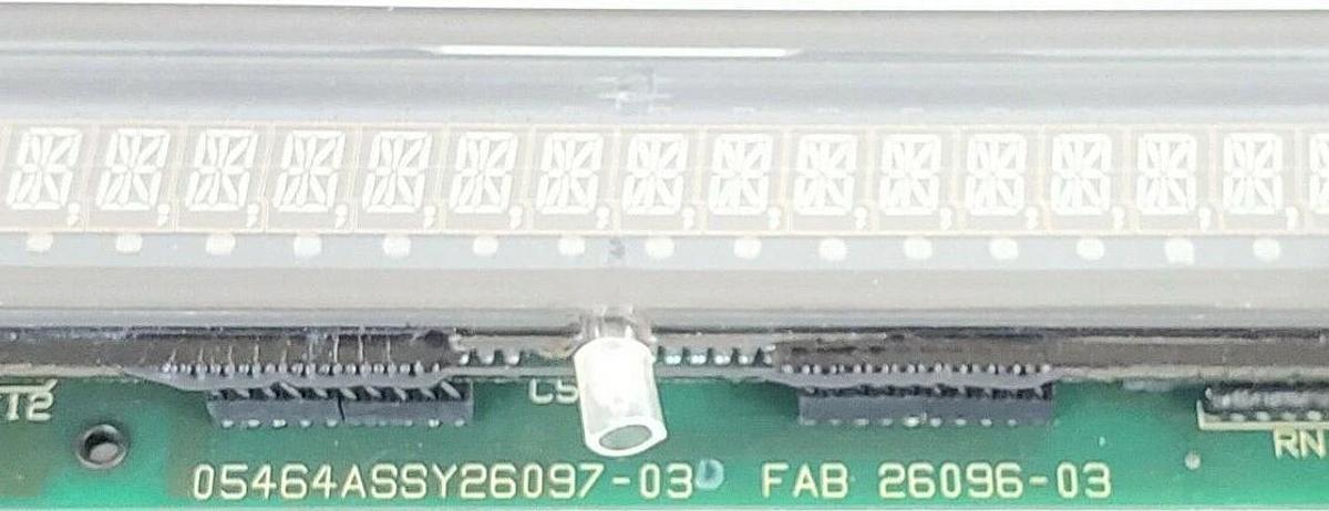 Used IEE 05464ASSY26097-03 DISPLAY UNIT BOARD FLUORESCENT FAB 26096-03 05464-26093-03