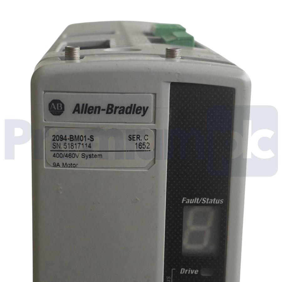 Used Surplus Allen Bradley 2094-BM01-S /C Kinetix 6000 Axis Servo Module 460V 9A XLNT