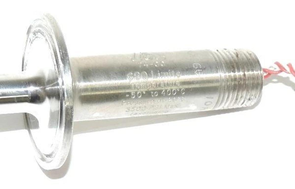 Used ROSEMOUNT 68QW11U08R015L150 PROBE 68Q LIMITS -50 TO 400 DEG. C 3500 PSI MAX
