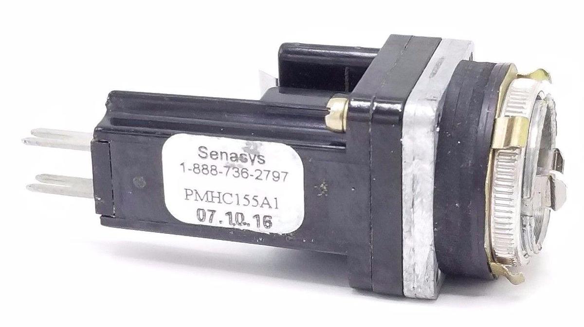 Used SENASYS PMHC155A1 PUSHBUTTON OPERATOR ILLUMINATED 28V W/OUT CAP