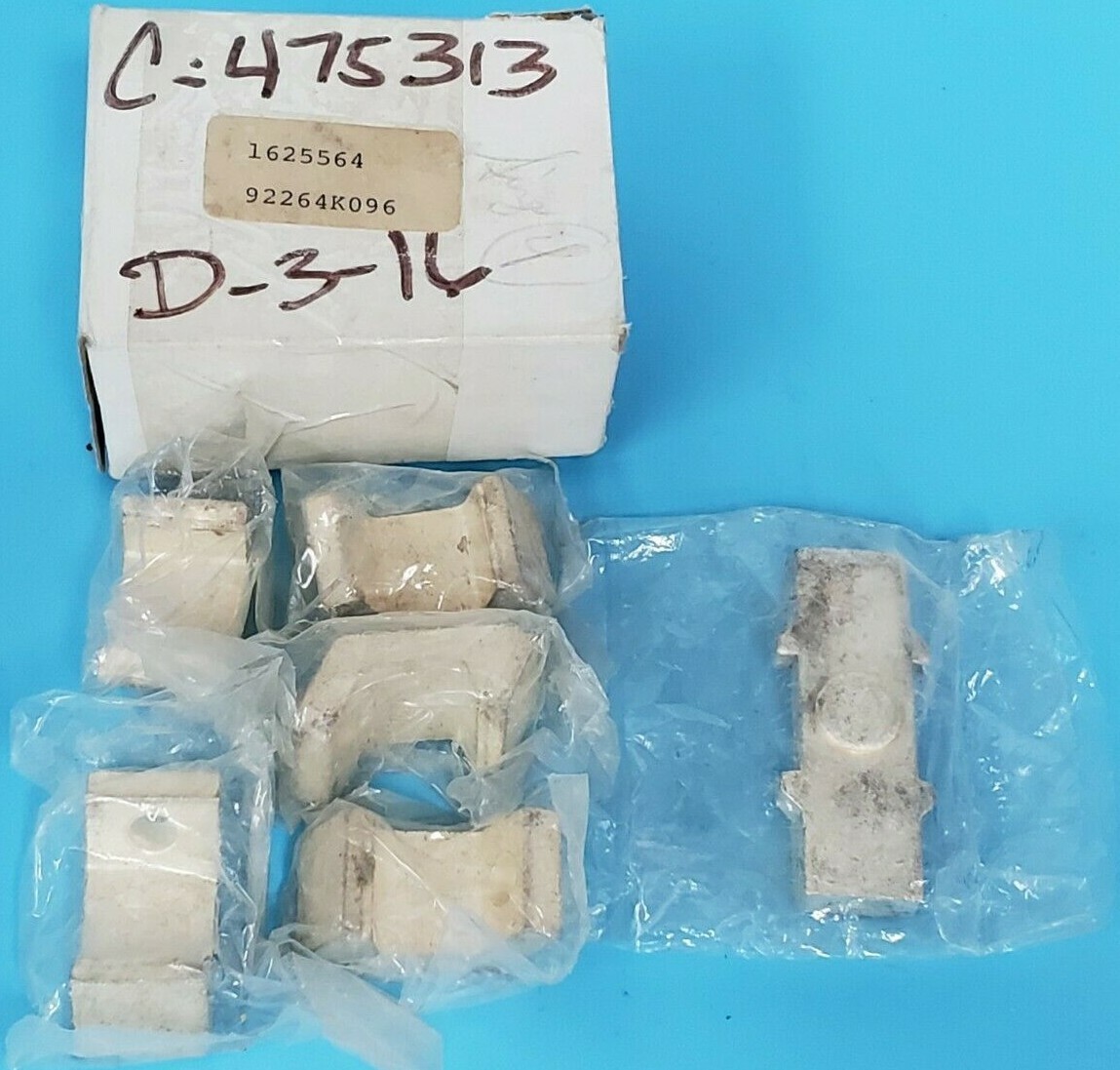 Used NEW WESTINGHOUSE 1625564 CONTACT KIT, 3-POLE (INCOMPLETE)