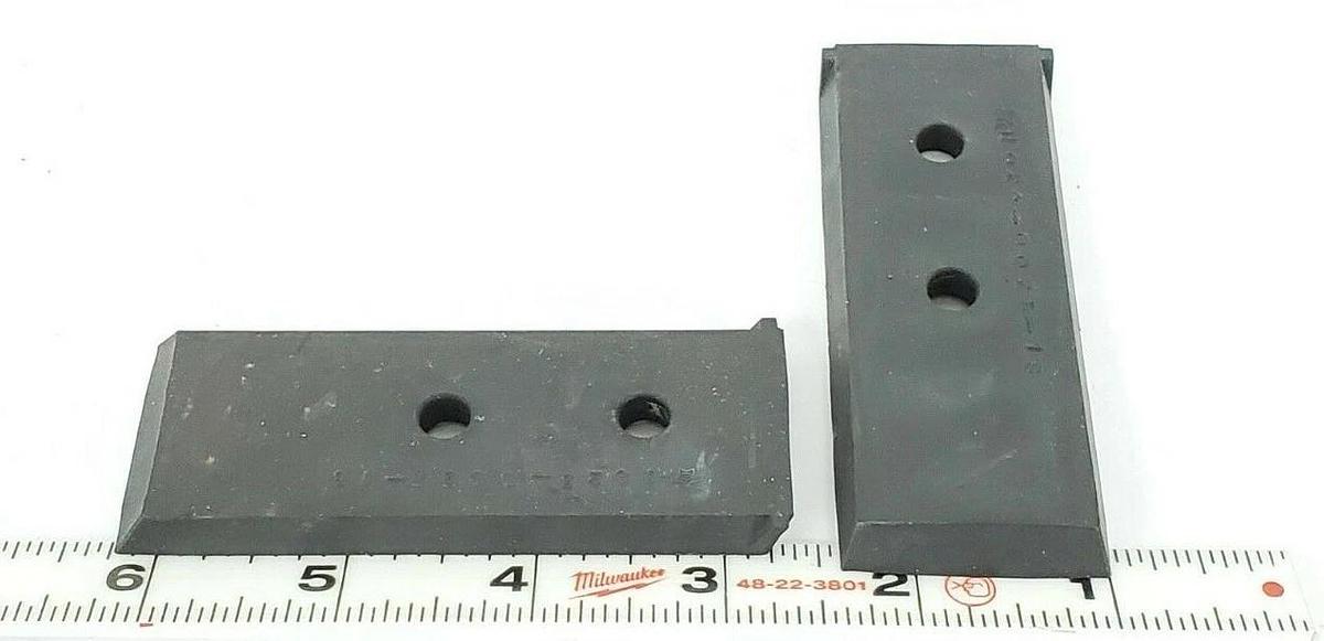 LOT OF 3 NEW OKUMA H1023-0025-18 WIPERS LU45 LOWER CLOSS-SLIDE (BACK PLATE RIGHT