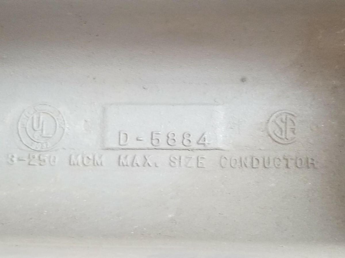 Used NEW KILLARK OC-8 CONDUIT BODY O-SERIES 0C-8 OC-8M 0C-8M D-5884 3-250 MCM