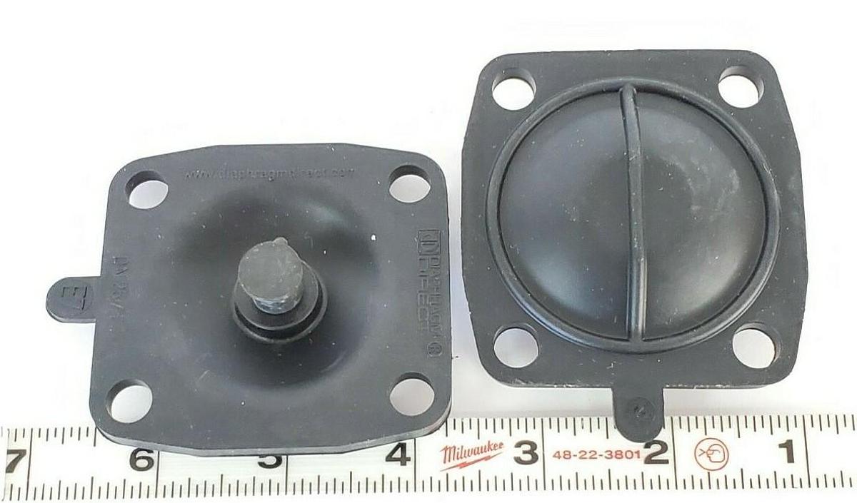Used LOT OF 2 NEW DIAPHRAGM DIRECT DN 25 / 1" DIAPHRAGMS DN25
