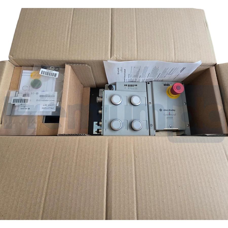 Opened Allen Bradley 442G-MABRB-UR-E0JP4679 /A Guardmaster Ethernet Lock Module
