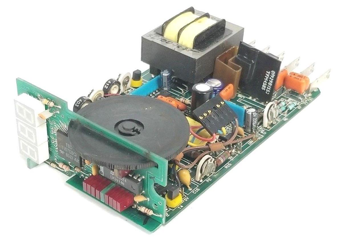 Used EUROTHERM CONTROLS 018987 CONTROL BOARD ISS. 6 W/ 018986 ISS. 4 BOARD