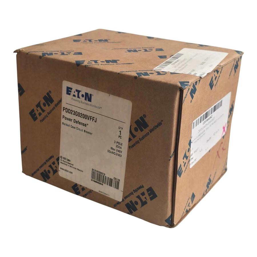 Eaton PDD23G0200VFFJ Power Defense 200A 3P 240V 65kAIC Circuit Breaker NSMP
