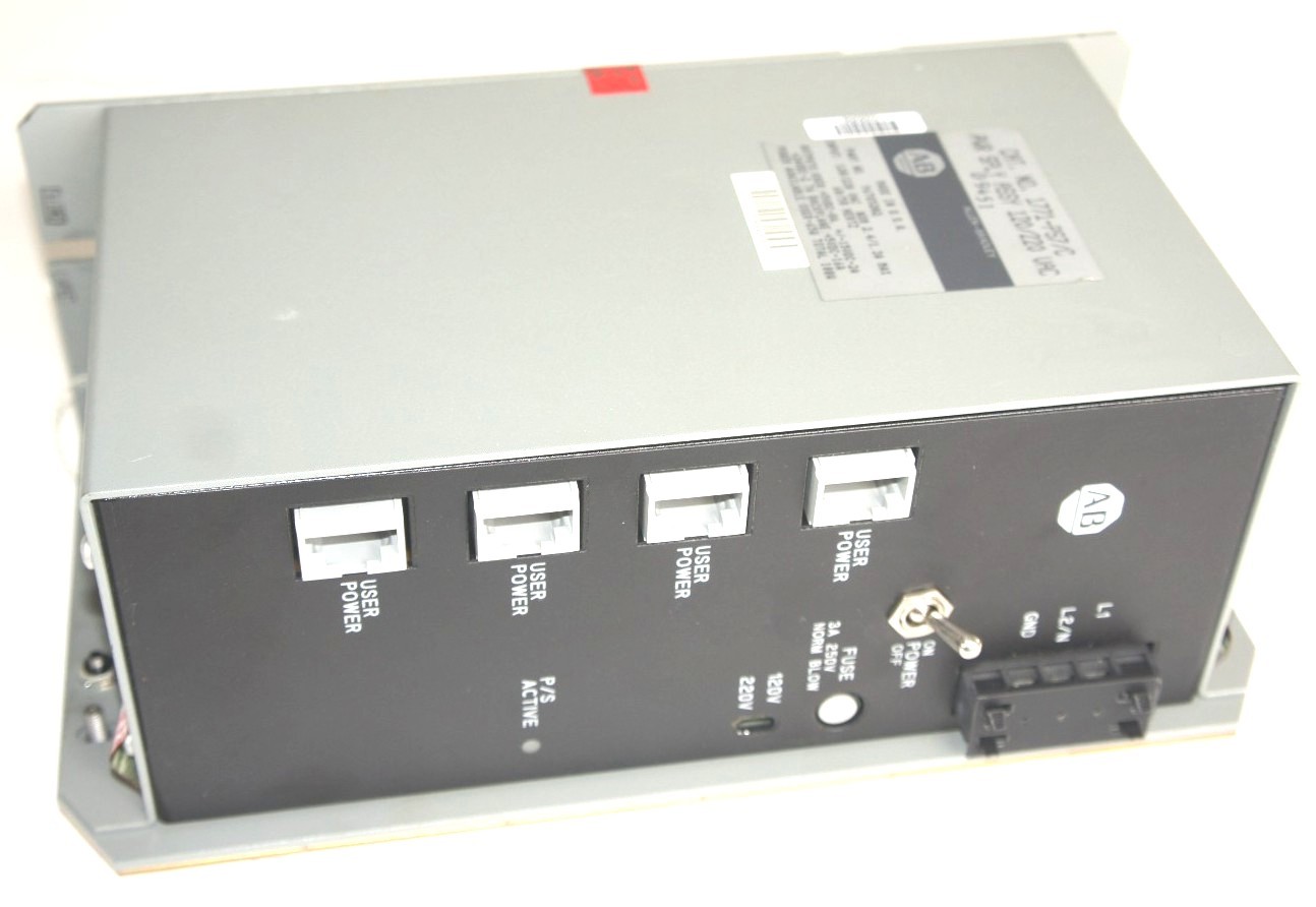 Used REPAIRED ALLEN BRADLEY 1771-PS7/C POWER SUPPLY MODULE P/N 96785202 120/220 VAC