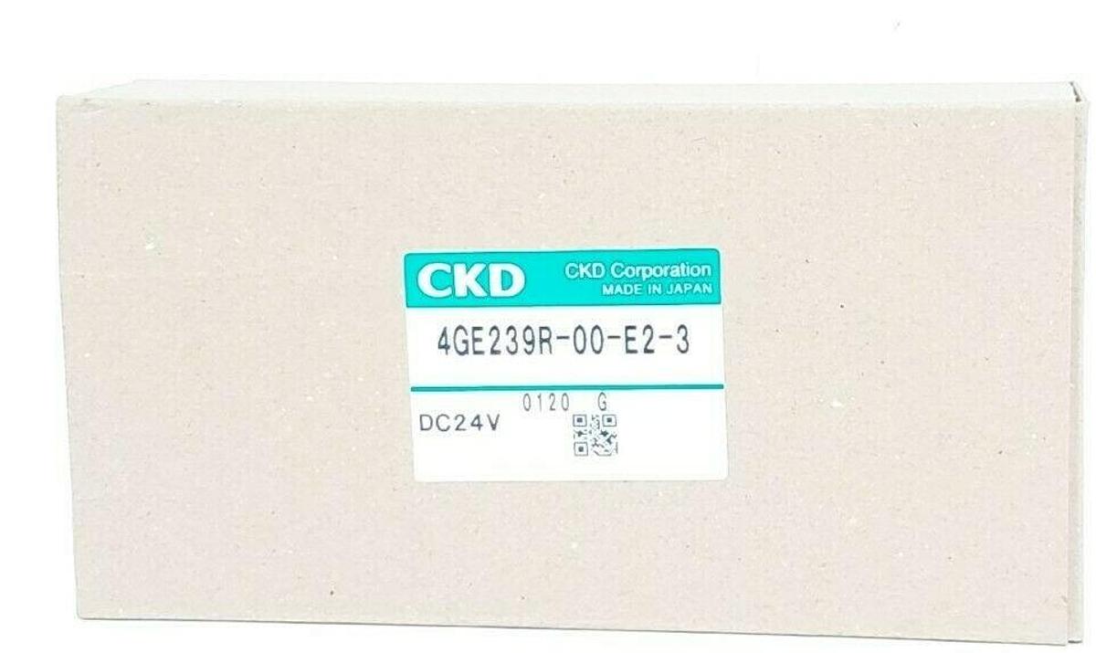 Used NEW CKD CORP. 4GE239R-00-E2-3 DISCRETE VALVE DC24V 4GE239R00E23