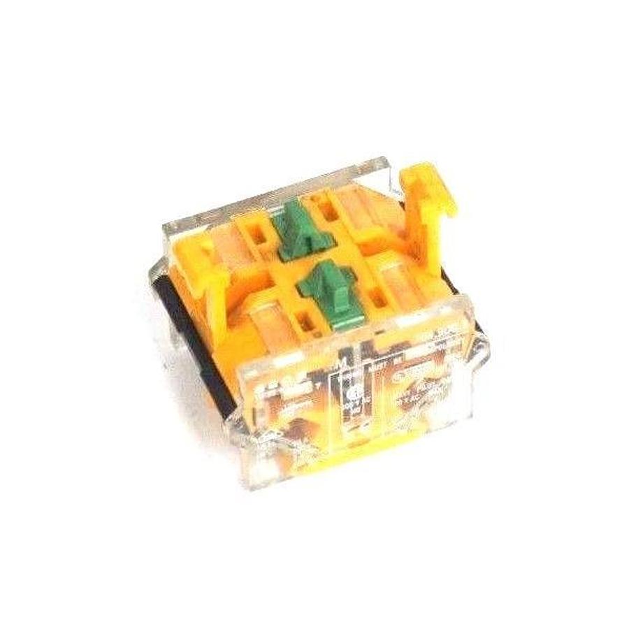 Used LOT OF 5 EAO 704.900.3 SNAP ACTION CONTACT BLOCKS 10A, 500V