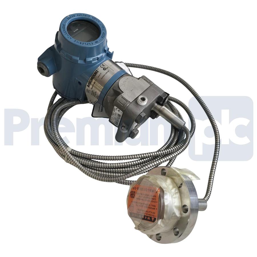 Used Rosemount 3051C Coplanar Pressure Transmitter 3051CG2A22A1AS1M5B4E5Q4 +1199 Seal