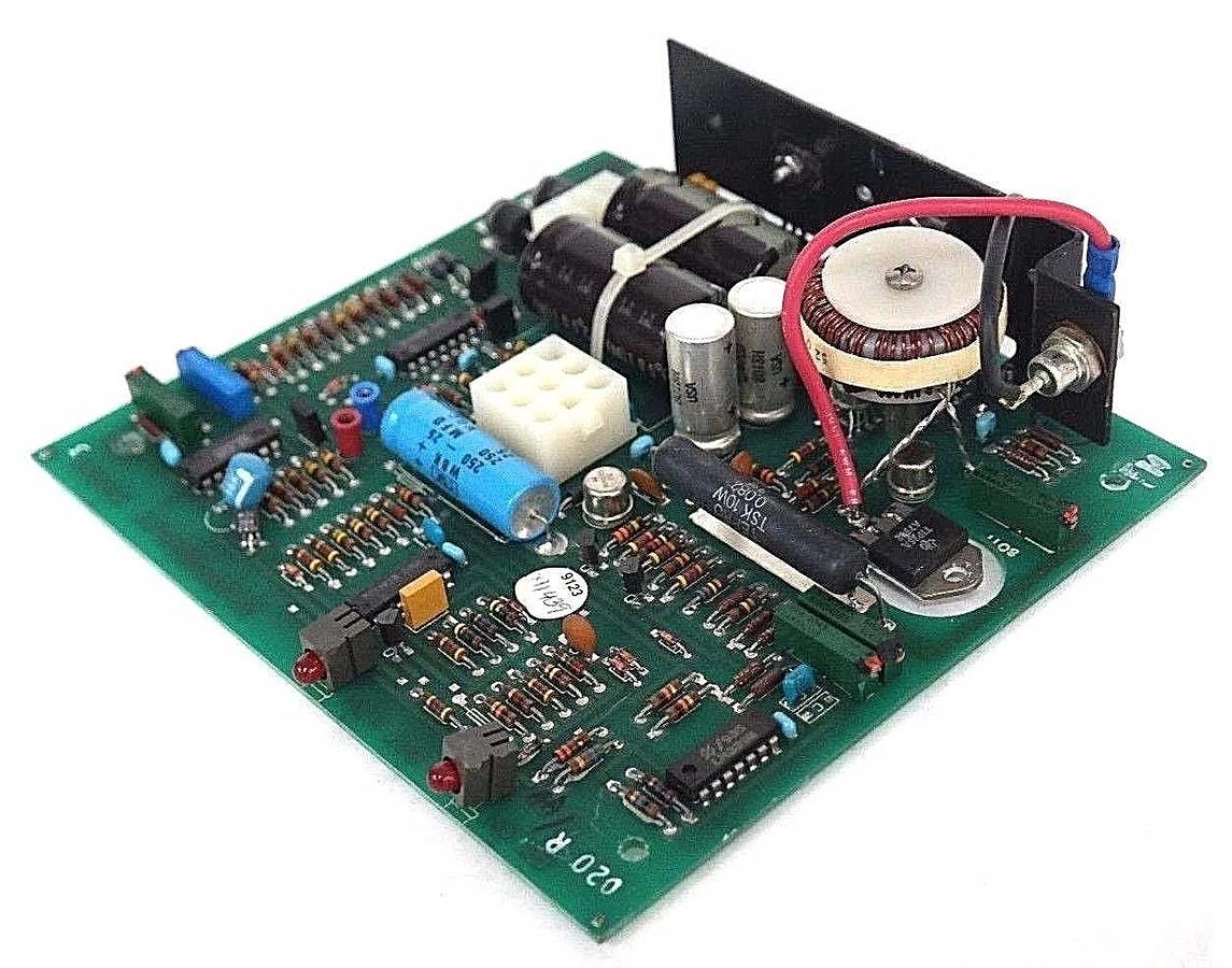 Used ALLEN BRADLEY 636806 POWER SUPPLY BOARD 636806 REV-2 BACK SIDE