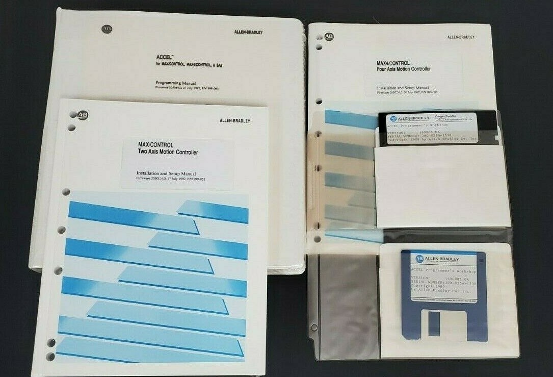 ALLEN BRADLEY ACCEL FOR MAX/CONTROL P/N: 999-060, ACCEL PROGRAMMER'S WORKSHOP